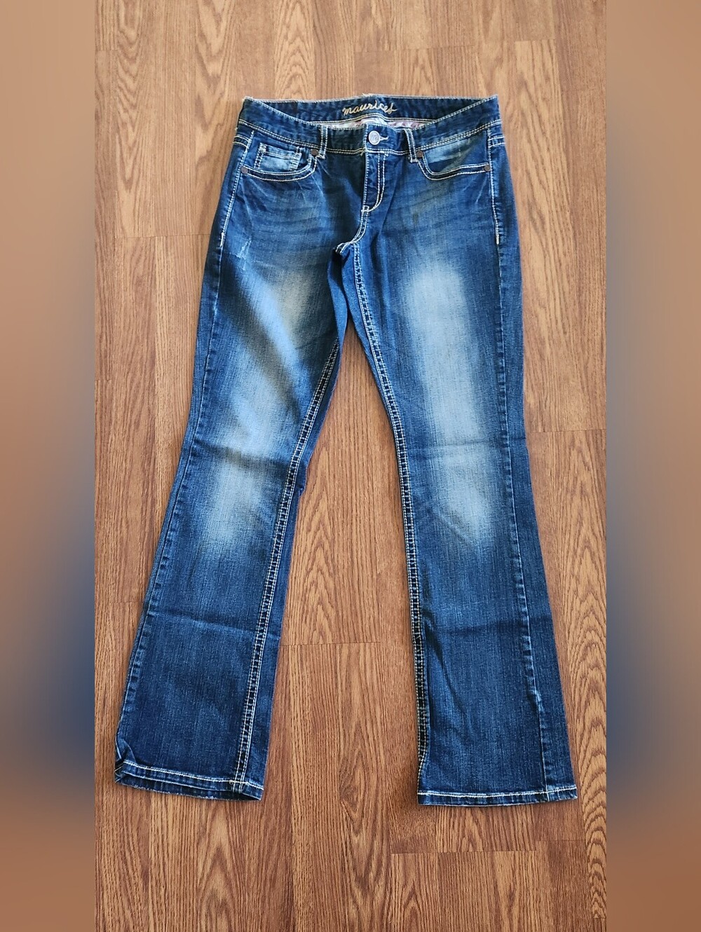 Maurices Women's Medium Blue Flare Jeans